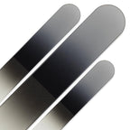 Mont Bleu Gift Set for Men of 3 Glass Nail Files in Pouch - Genuine Czech Tempered Glass - Handmade Gifts for Men - Premium Nail File Manicure & Pedicure Tools