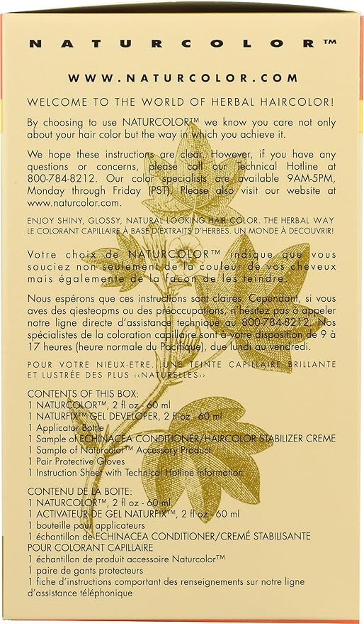 naturcolor Haircolor Hair Dye - Light Turmeric Blonde, 4 Ounce (8R)