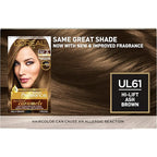 L’Oreal Paris Superior Preference Fade-Defying + Shine Permanent Hair Color, UL61 Ultra Light Ash Brown, Pack of 1, Hair Dye