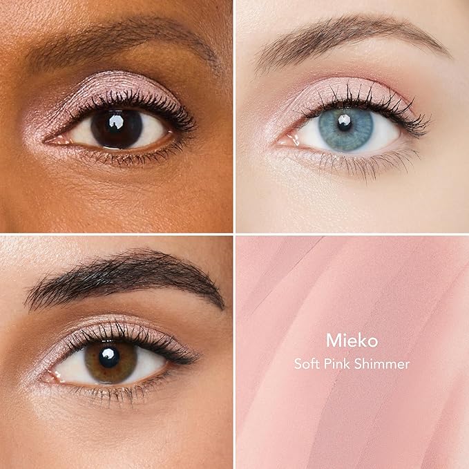 Thrive Causemetics Brilliant Eye Brightener Eyeshadow Stick Bundle for Green Eyes, 3 Shades, Waterproof & Crease Proof Cream to Powder Long Lasting Formula, 3 Shadow Sticks & Confetti Makeup Bag