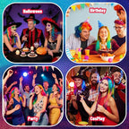 Temporary Blue Hair Color Spray& Wax - Washable One-Time Use Hair Color for Women, Kids, Adults - For Halloween, Cosplay, Parties, Festivals - Washes Out Easily (Blue)