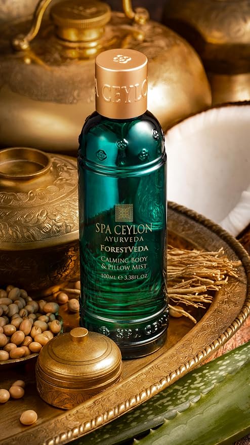 SPA CEYLON ForestVeda - Calming Body & Pillow Mist, Aromatherapy Stress Relief, Natural - Organic, Natural Body Mist & Room Spray 100ml