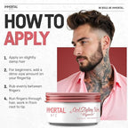 Immortal NYC Hair GEL STYLING WAX - Hypnotic, Maximum Firm Strong Hold, Low Shine Gel/Wax - Mens Water Based Pomade/Hair Wax, No Residue Hair Pomade - All Natural Gel/Wax for All Hair Types