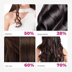 6 in 1 Hair Dryer Brush, Detachable Air Styler, 3 Heat Settings Blow Dryer Brush Frizz-Free Volumizing, Straightening, Curling ALCI Safety Plug for Travel & Home Styling (Pink-A)