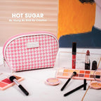Hot Sugar All in One Makeup Kit, Makeup Set for Women, Girls Makeup Kit for Teens with Eyeshadow, Blush, Contour, Highlighter, Concealer, Lipstick, Lip Gloss, Eyeliner and Brush (Pink)