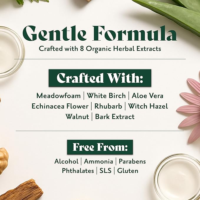 Herbatint Permanent Hair Dye - 8N Light Blonde - For Up To 100% Gray Coverage of Resistant Gray Hair - Ammonia-Free, Alcohol-Free & Vegan - Salon Influenced Hair Color 5.75 fl oz (4 Pack)