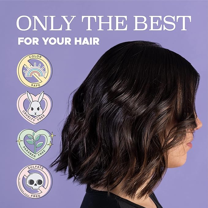 Luseta Biotin and Collagen Hair Growth Shampoo - 16.9oz, Hair Loss & Thickening Shampoo for Men & Women, Vitamin B7 & Argan Oil, Sulfate & Paraben Free