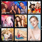 Glitter Freckles Face Tattoo, 30PCS Rose Gold Body Glitter Temporary Tattoos Sparkle Patches for Women, Waterproof Fake Freckles,Festival Rave Outfits Festival Decorations (Rose Gold)