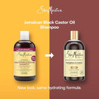SheaMoisture Strengthen and Restore Shampoo Pure Jamaican Black Castor Oil for Damaged Hair To Cleanse and Nourish Hair 13 oz