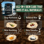 Organic Beef Tallow for Skin -2OZ (Eucalyptus, Concentrated) — Grass Fed Beef Tallow for face + Body — US-Made Tallow and Honey Balm Moisturizer for Dry & Sensitive Skin,Eczema,Rosacea (No Additives)