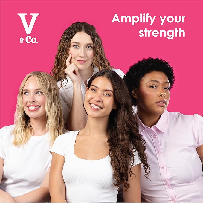 V&Co. Beauty Curly Pop Curl Defining Conditioner – Sulfate Free & Paraben Free Hydrating Hair Care with Peptides, Amino Acids & Jojoba Oil for Moisture, Frizz Control & Curl Definition – 12 fl oz