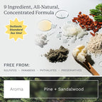 Highland Glacial Hair Clay Pomade - Award winning hair styling clay for men and women made with 100% all natural and organic ingredients that promote hair and scalp health. Low shine, Medium Hold.