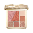 All-in-One Eyeshadow Palette, 7 Colors Eye Shadow Palette, Glitter, Matte, Shimmer Eyeshadows, Blush, Highlighter Contour Makeup Palettes, Highly Pigmented Waterproof Long Lasting. (Color 3)