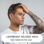 Hardworking Gentlemen - Light Hold Hair Paste - Mens Hair Paste - NATURAL ingredients Pomade - Smooth Finish - Holds All Day - 2oz.