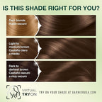 Garnier Hair Color Nutrisse Nourishing Creme, 51 Medium Ash Brown (Cool Tea) Permanent Hair Dye, 2 Count (Packaging May Vary)