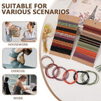 Boho Hair Ties 48pcs,Hair Accessories for Women, Hair Tie Bracelets,Ponytail Holders for Girls with Thick and Thin Hair,Soft Dual-Use No-Damage Ties,Mother's Day, Valentine's Day, Christmas gifts