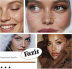Fazit Makeup Patches - Gingerbread Speckles - Glow Up Make-Up Patches - Cute Glitter Makeup Accessories for Women - Cosmetic Glitter for Face