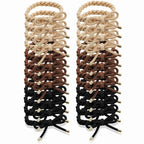 24 PCS Braided Hair Ties Bow Tie Hair Bracelets for Women Girls Elastic Hair Ties No Damage Ponytail Holders