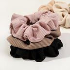 8 Hair Scrunchies for Women - Hair Ties No Damage Both for Thick Hair or Thin Hair Curl Hair No Crease Scrunchies Ponytail Holder No Hurt Your Hair