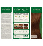 Naturigin Permanent Hair Color, 6.34 Dark Copper, Ammonia Free, 100% Gray Coverage, Nourishing Natural Formula, For All Hair Types, Long-Lasting, Vegan & Cruelty-Free, 1 Pack