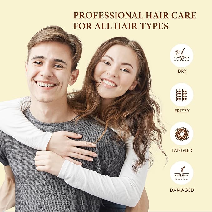 Hair Growth Serum: Rosemary Batana Castor Oil Rice Water Biotin Hair Oils for Hair Growth - Hair Growth Thickening Product - Hair Loss Treatments for Women Men(1.7 Fl Oz (Pack of 2))