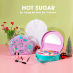 Hot Sugar Kids Makeup Kit, Girls Makeup Kit Age 4-6 7-8 10-12, Unicorn Gift for Girls Birthday Christmas (Pink)
