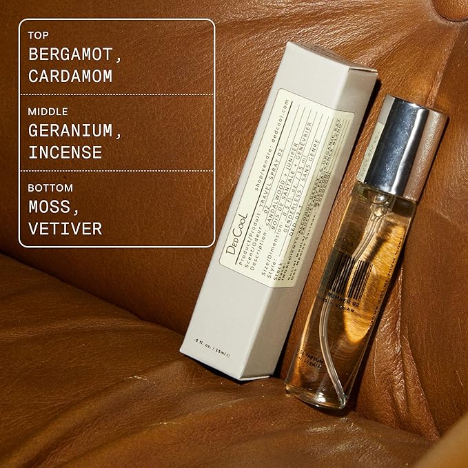 DedCool Eau de Parfum (05 Spring- 0.5 fl oz) With Notes of Incense, Moss, Bergamot, Perfume for Men and Women, Luxury Fragrance, Long Lasting, with Essential Oils, Non-Toxic, Vegan, Fragrance For All