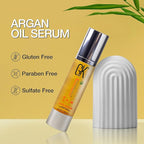 GK HAIR Global Keratin 100% Organic Argan Oil Anti Frizz Hair Serum (1.69 Fl Oz/50ml) Styling Smoothing Strengthening Hydrating & Nourishing Heat Protection Shine Frizz Control Dry Damage Hair Repair