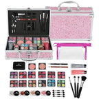 Anpro All-In-One Makeup Kit for Girls 10-12 with Case, Pro Teen Makeup Set, Tween Makeup Kit for Teens Women, Full Make Up Starter Kit with Brushes, Lipstick, Eye Shadow, Palette, Blush, Glitter Gel