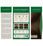 Naturigin Permanent Hair Dye - 4.0 Brown - 100% Gray Coverage, Long-Lasting Natural hair Color - Ammonia & Paraben-Free, Vegan and Plant-Infused Formula (Pack of 1)