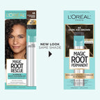 L’Oréal Paris Magic Root Permanent Hair Color, 10 Minute Hair Dye Kit to Rescue Roots with 100% Gray Hair Coverage, 4A Dark Ash Brown, 2 Pack (Packaging May Vary)