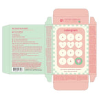 COLORGRAM Pin Point Eyeshadow Palette 01 Peach+Coral= | Ultra-Blendable Matte, Glitter, Shimmer Shades for Daily Makeup | K-Beauty Eye Palette with Easy-to-Use Calculator Design