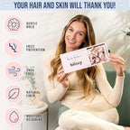 Blissy Silk Scrunchies (3 Pack) - 100% Pure Mulberry Silk - 22 Momme 6A High-Grade Fibers Scrunchie for Straight & Curly Hair (Nicole Miller - Mauve Cheetah, Regular)