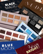 Blue Eyeshadow Matte Palette 8Color Long Lasting Teal Eyeshadow for Cool Tone Makeup, Shimmery Eye Looks, High Pigmented & Easy to Blend (Blue)