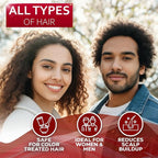 Leave in Conditioner for Curly Hair - Frizz Control for Women and Men - Restores Dry, Damaged and Wavy Hair - Detangler Cream and Sulfate Free Anti Static Moisturizer Treatment with Shea Butter