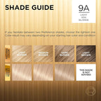 L'Oreal Paris Superior Preference Luminous Fade-Defying Permanent Hair Color, Hair Dye For Up to 9 Weeks of Radiance, Light Ash Blonde 9A, 1 Hair Dye Kit
