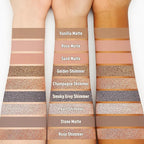 FV Long Lasting Cream Eyeshadow Stick, Waterproof & High Pigmented Eye Shadow Sticks Duo with Blending Sponge, Crease-Proof & Natural Finish Eyeshadow Pencil, Sand Matte