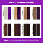 Lime Crime Unicorn Hair Dye Full Coverage, Genie (Deep Violet Purple) - Damage-Free Semi-Permanent Hair Color Conditions & Moisturizes - Temporary Hair Tint Kit Has A Sugary Citrus Vanilla Scent