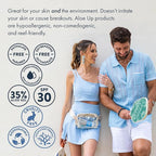 Aloe Up Sport Sunscreen Lotion SPF 50 - Broad Spectrum UVA/UVB Sunscreen Protector for Face and Body - With Hydrating Aloe Vera Gel - Non-Greasy - No White Cast - Reef Safe - Fragrance-Free - 3 Oz