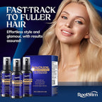 5% Minoxidil Hair Growth for Men and Women: 3-Pack RootStim Extra Strength Minoxidil with Rosemary for Thinning Hair Regrowth and Fuller Hair 180 ML