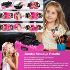 Kids Makeup Kit for Girl - 59 PCS Real and Safe Make up for Kids Girls, Washable Little Girls Makeup, Princess Toy Makeup Kit for Children, Girls Toys Age 4-12, Birthday Christmas Gifts for Girls