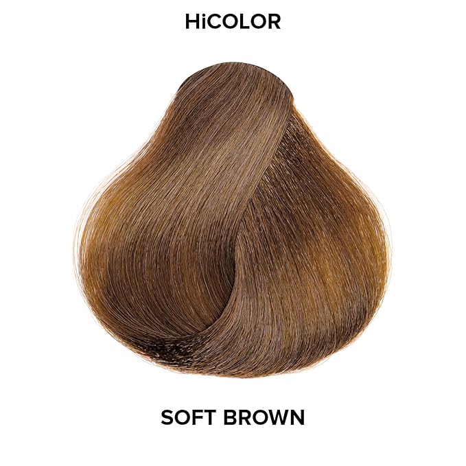 L'OREAL TECHNIQUE HiColor Browns & Blondes Permanent Hair Color - Lifts Dark Hair in One Step Leaving No Brassiness, Rich and Smooth Creme Formula, Intense & Long-Lasting, H3 Soft Brown