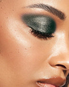 MAKE Beauty Multi-Chromatic Eye Shadow. Metal Reflecting Luminous Foil Finish Creamy, Buildable, Dimensional Long-wear, Crease-proof Powder Eyeshadow, Multichrome Shade - Stardust, Emerald Green