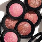 LAURA GELLER NEW YORK Baked Blush-n-Brighten Marbleized Blush for Cheeks - Starfish Island - Natural Finish - Buildable Color