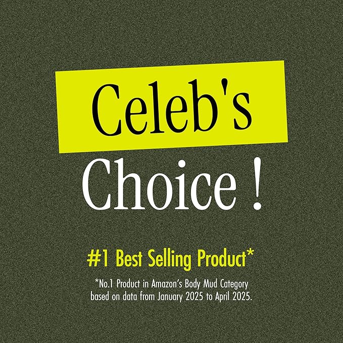 BRMUD Relief Mud Mask | Cardi B Mud Mask - Body Mud Hydrating & Moisturizing Deep Pore Cleanser Face & Body Mask w/ 91.8% Nature-Derived Ingredients - K Beauty Body Mud (3.72 fl oz)
