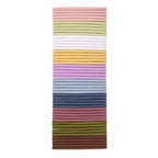 50PCS Womens Elastics Hair Tie, 4mm Colorful Ponytail Holders Hair Bands for Medium to Thick Hair, Curly Hair