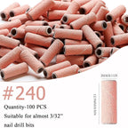 100pcs Nail Drill Bits Small