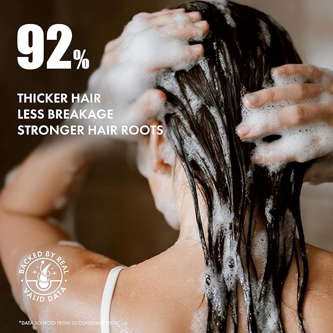 ALFHEIM Coffee+ Thickening Shampoo for Fine, Thin & Weak Hair with Caffeine, Biotin & Arabica Coffee Oil, Energizing, Strengthening & Volumizing Cleanser, Paraben-Free, Sulfate-Free, 33.8 oz / 1000 ml