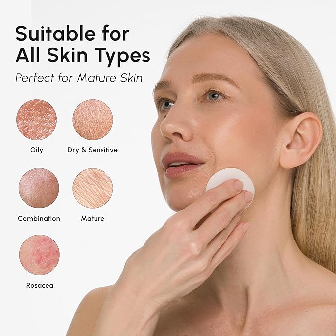 MAREE Azelaic Acid Acne Clearing Pads – Exfoliating Pads with Glycolic & Hyaluronic Acid for Face – 10% Azalecic Acid & Centella Redness Soothing Pad – Zero Pore Facial Toner Pad – Acido Azelaico