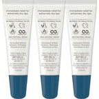 Burt's Bees Lip Balm Stocking Stuffers, Moisturizing Lip Care Christmas Gifts, Rescue Relief - Relieves Extremely Dry Lips with Moisturizing Shea Butter & Echinacea, Natural Origin Treatment (3-Pack)